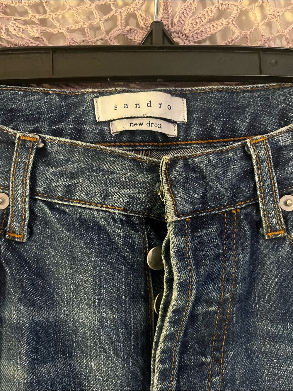 Sandro New Droit Men’s Jeans Size 30/32 - Picture 2 of 9